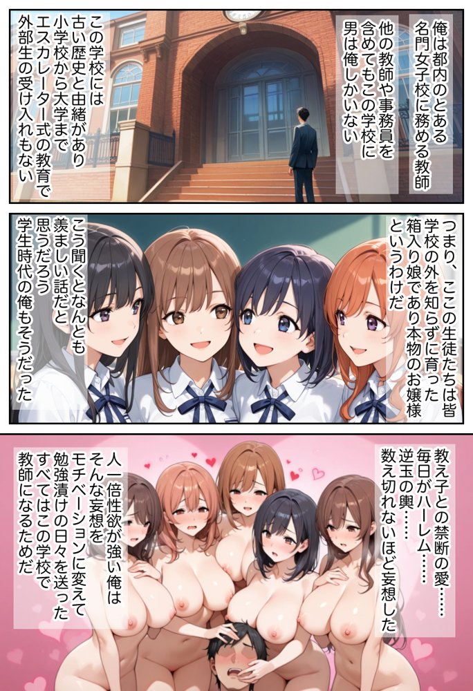 俺しか勃起できない世界 〜Kカップ爆乳陰キャ教え子生オナホ化計画〜