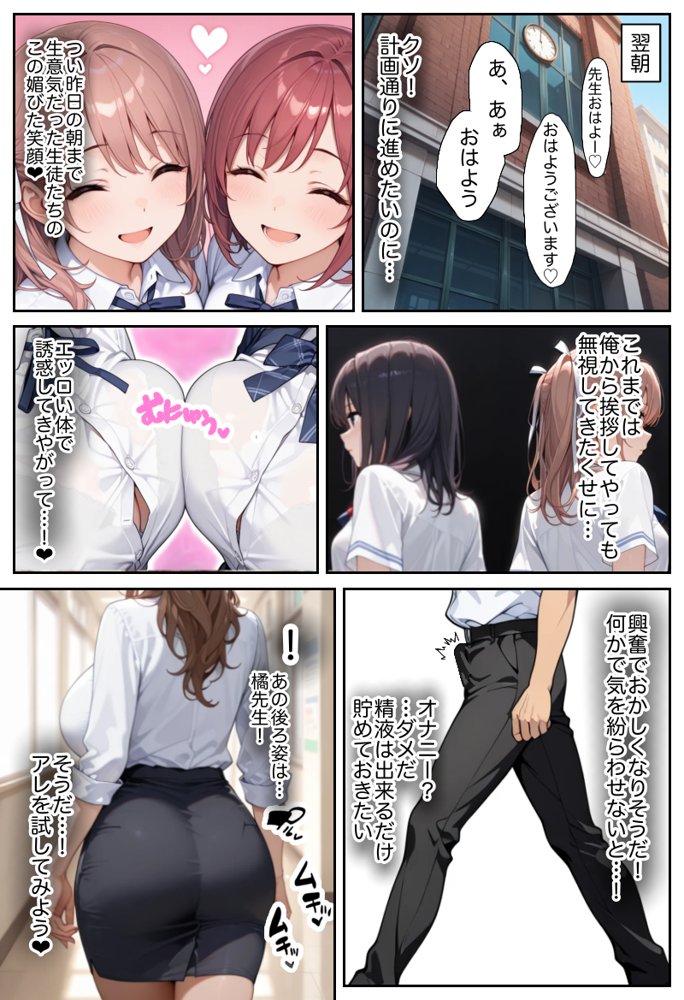 俺しか勃起できない世界 〜Kカップ爆乳陰キャ教え子生オナホ化計画〜