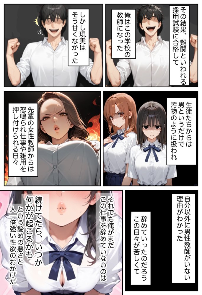 俺しか勃起できない世界 〜Kカップ爆乳陰キャ教え子生オナホ化計画〜